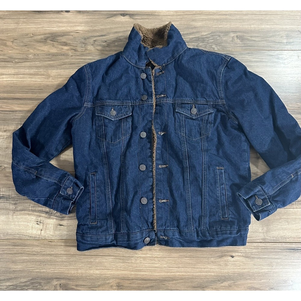 Sunrise Kingdom Denim Men's Jacket 100%‎ Cotton Size Small Button Up